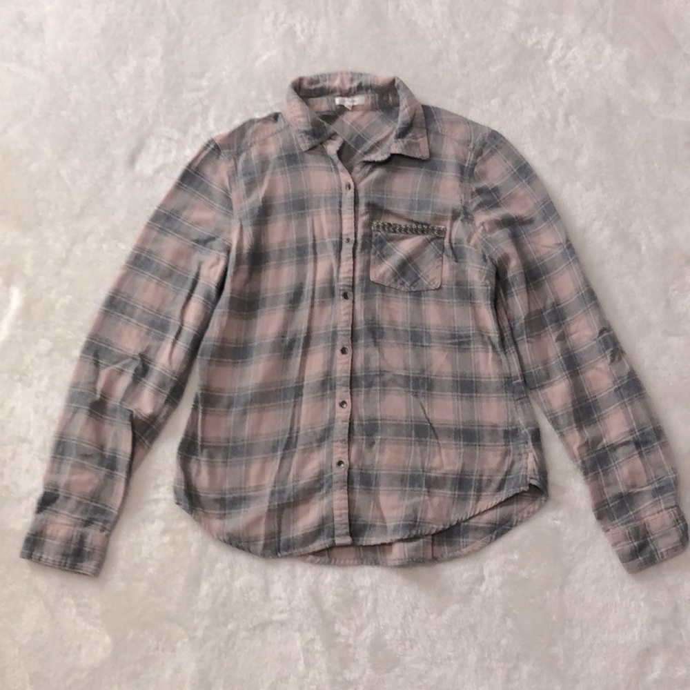 Maurice’s plaid button up